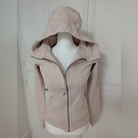 Lululemon Scuba Hoodie Full Zip | Size 2 | Light Pink - Picture 1 of 7